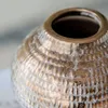 FLORERO GRANDE 20x20x19CM CERAMICA DORADO en Dorado - Jarrones, Uruguay | Koz, vista 3 de 4