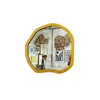 Espejo Irregular Borde de Madera - 56 x 56 cm - Espejos, Uruguay | Berna home, vista 1 de 3