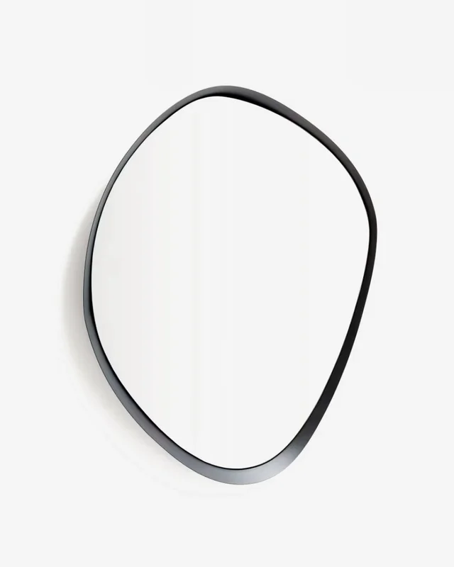Espejo Tebel de metal negro - 85 x 93,5 cm en Negro - Espejos, Uruguay | Kavehome, vista 5