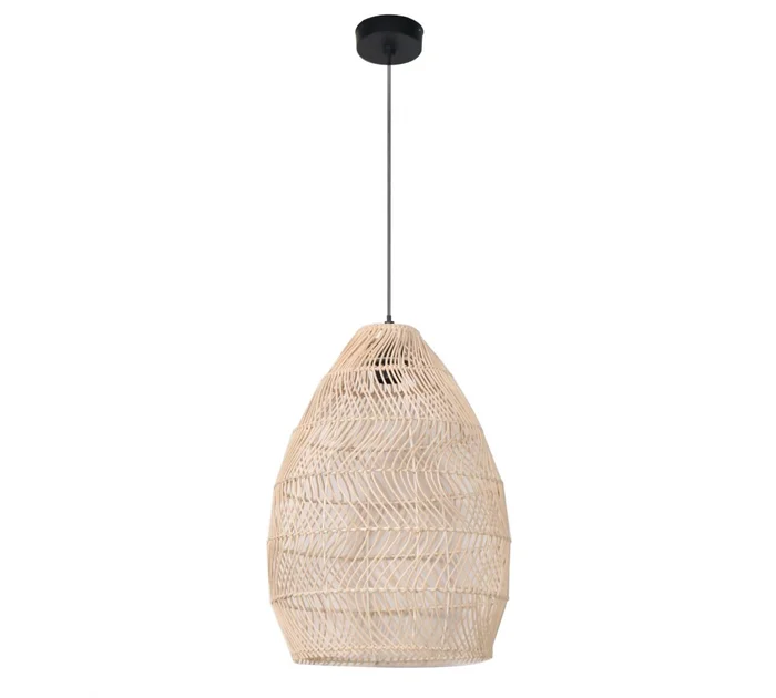 Lampara de techo - Rattan Saia en Beige - Lámparas colgantes, Uruguay | Rústico Hogar