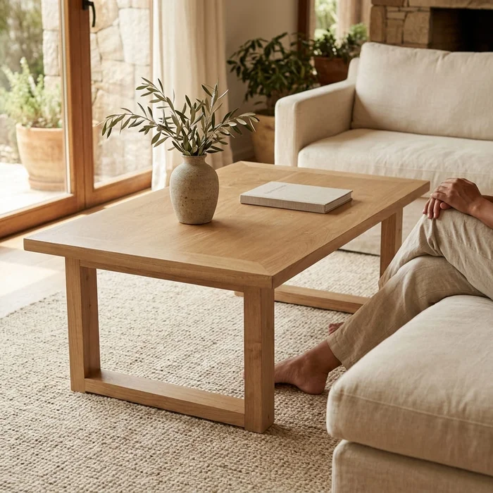 Mesa de Living Maracaná en Madera natural - Mesas de living, Uruguay | Diseno Montevideo, vista 5