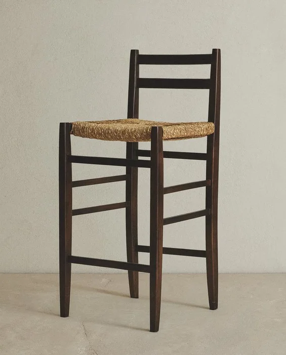 TABURETE MADERA TRENZADA en Madera natural - Sillas, Uruguay | Zara Home