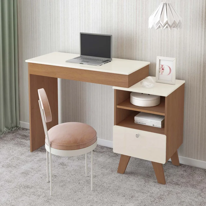Escritorio Tocador Mdf-y-mdp Marron Sophie en Marrón - Escritorios, Uruguay | Divino, vista 6