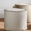 PUFF POLLY - FUNDA LINO CON VIVO en Gris - Butacas, banquetas y puffs, Uruguay | La Iberica, vista 2 de 4