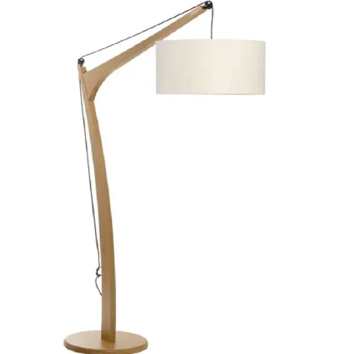 Lámpara de Pie ELECTRA en Madera natural - Lámparas de pie, Uruguay | Finkel