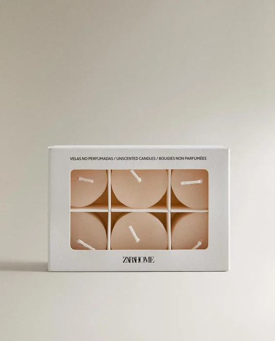 PACK VELAS DECORATIVAS TEALIGHT (PACK DE 6) - Velas y Portavelas, Uruguay | Zara Home, vista 5