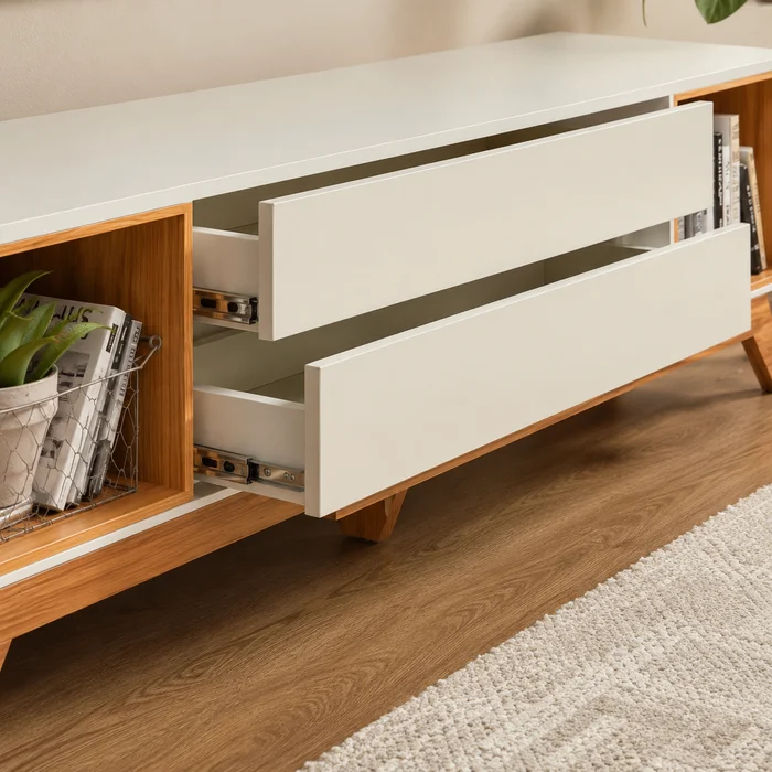 Rack TV Gaia en Rack Montana gris claro, Rack Montana gris oscuro - Muebles para TV, Uruguay | Casa Brava, vista 2
