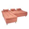 Sillón Cama con Chaise Izquierdo y derecho - Vértice - Rojo - Sillones y sofás, Uruguay | Ecowood, vista 5 de 6