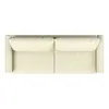 SOFA 4 CUERPOS - TAPIZADO EN CUERO VACUNO - COLOR PERLA FOSCO en Perla - Sillones y sofás, Uruguay | Champagne Home, vista 4 de 5