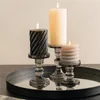 CANDELABRO VIDRIO D8.5/H8.6CM COLOR HUMO en Gris - Velas y Portavelas, Uruguay | Decohogar, vista 2 de 4