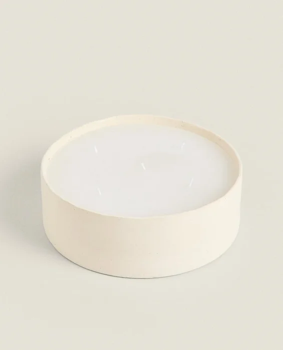VELA DECORATIVA CERÁMICA en Off-white - Velas y Portavelas, Uruguay | Zara Home, vista 3