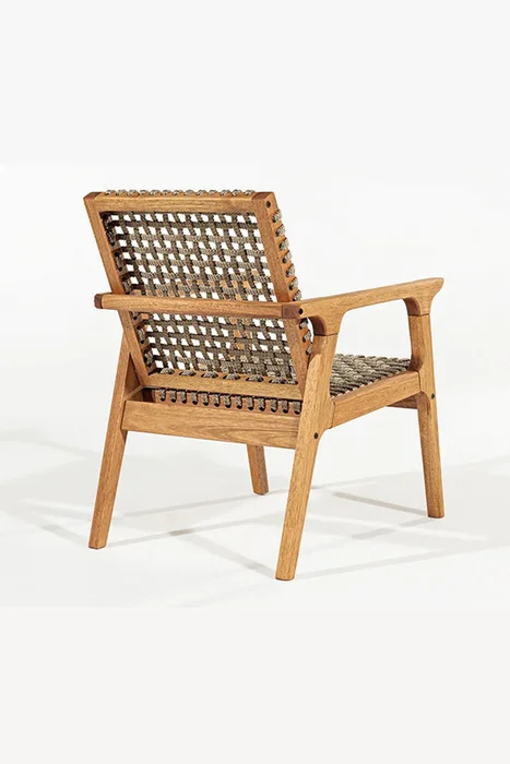 POLTRONA TRACO CUERDA RAMI 58x72x83CM JATOBA - Muebles para el exterior, Uruguay | Vinibel, vista 2