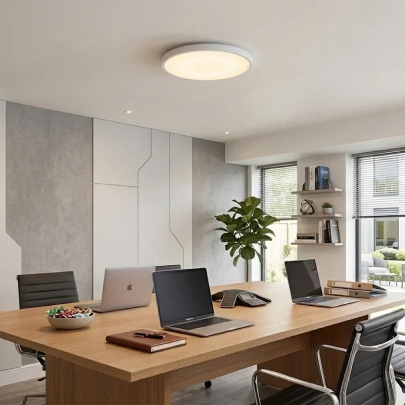 Plafón LED Grant Big CCT Blanco en Negro - Lámparas colgantes, Uruguay | Serlux, vista 7