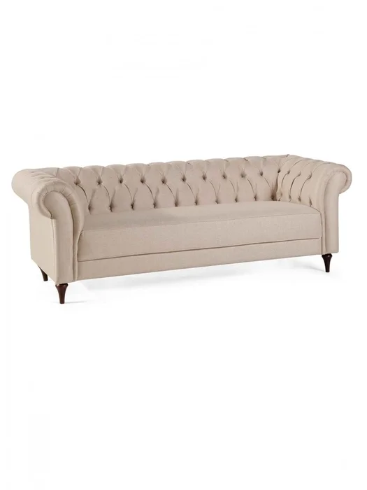 SOFA MANHATTAN 215X81X73CM en Beige - Sillones y sofás, Uruguay | Vinibel