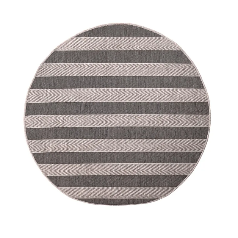 ALFOMBRA LINEO LIN/5031/3301/ 160CM DIAM SAND/ANTHRACITE en Multicolor - Alfombras, Uruguay | Vinibel