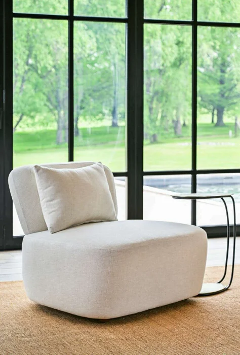 BUTACA / SILLON FOA 1 CUERPO - LINO ANTIMANCHAS en Beige - Butacas, banquetas y puffs, Uruguay | La Iberica, vista 6
