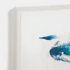 Cuadro abstracto Erale gris y azul pintado a mano 47 x 182 cm - 80 x 100 cm en Multicolor - Decoración de pared, Uruguay | Kavehome, vista 2 de 4