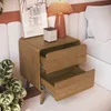 Mesa de Luz Roble con cajones - Mesas de luz, Uruguay | RM Muebles y Deco, vista 2 de 4