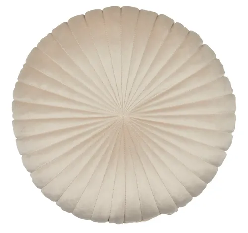 Almohadón KUGLEASK Ø40 terciopelo beige en Beige - Textiles, Uruguay | JYSK