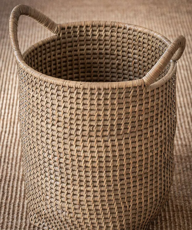 CESTO/MACETERO NUDE - RATTAN en Madera natural - Canastos, Uruguay | La Iberica
