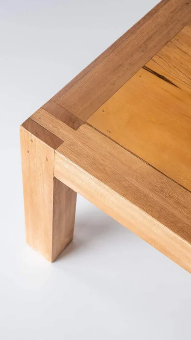 MESA RATONA GAROPABA 120x120 en Madera natural - Mesas de living, Uruguay | Fundamento Muebles, vista 3