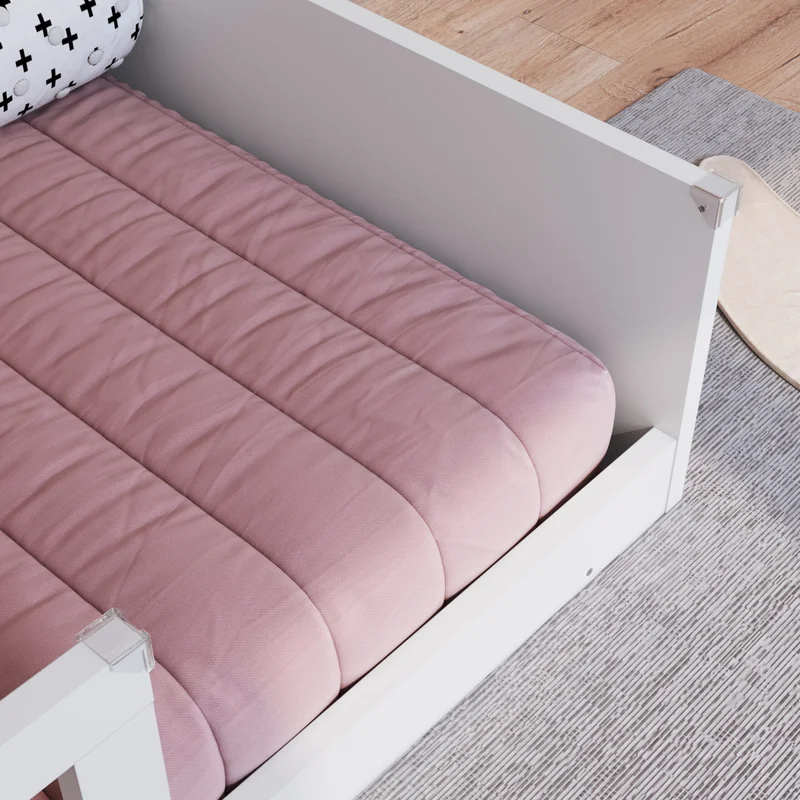 Cama Vika – Blanca en Blanco - Dormitorio, Uruguay | RM Muebles y Deco, vista 4