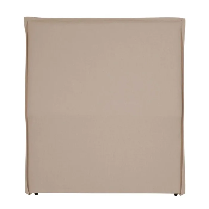 Respaldo Plaza y media tela natural - Beige en Beige - Respaldos de cama, Uruguay | La Cueva Muebles