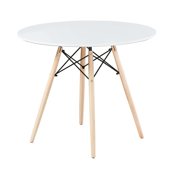 Mesa De Comedor Mdf-y-madera Blanco Eames en Blanco - Mesas de comedor, Uruguay | Divino, vista 2