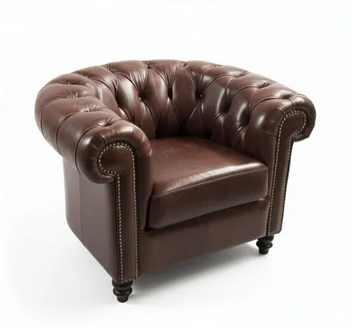 Poltrona Chester Lawrens Dark Wine en Rojo - Butacas, banquetas y puffs, Uruguay | New York Home