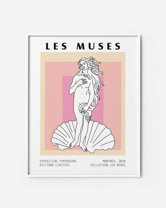 Les Muses - Venus en Multicolor - Láminas, Uruguay | La Cuadrería, vista 2