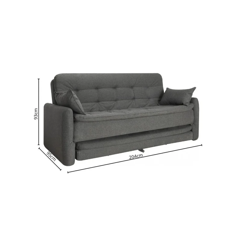 Sillon cama Madalena - Gris en Gris - Sillones y sofás, Uruguay | La Cueva Muebles, vista 8