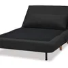 Sillón Cama Individual UNO - Negro | PREVENTA en Negro - Butacas, banquetas y puffs, Uruguay | Samic, vista 4 de 5