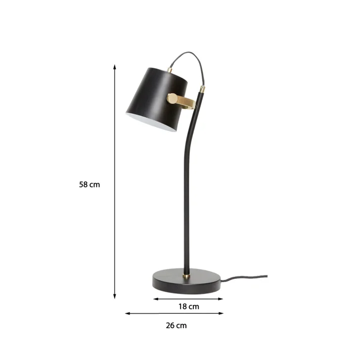 Lámpara Ciora - De mesa en Negro - Lámparas de mesa, Uruguay | Walnut, vista 3