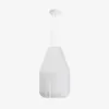 Lámpara de techo Somar de fibras sintéticas y varillas de acero - Ø30 cm en Blanco - Lámparas colgantes, Uruguay | Kavehome, vista 1 de 9