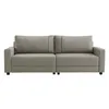 SOFA 4 CUERPOS - TAPIZADO EN TELA GRIS CLARO CON PUNTOS NEGRO Y CRUDOS en Gris - Sillones y sofás, Uruguay | Champagne Home, vista 1 de 4