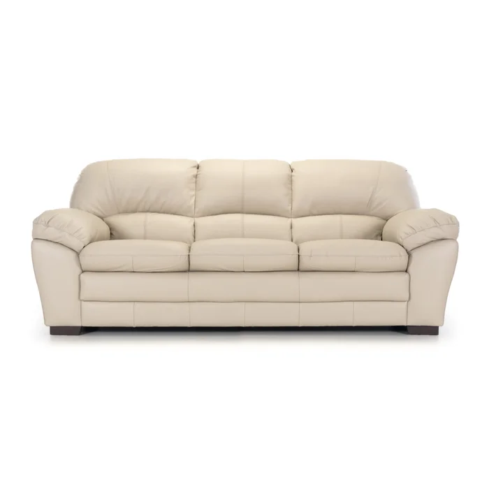 Sofá Messina - Cuero Básico - 3 cuerpos - Arena - (Preventa) en Beige - Sillones y sofás, Uruguay | NYR, vista 2