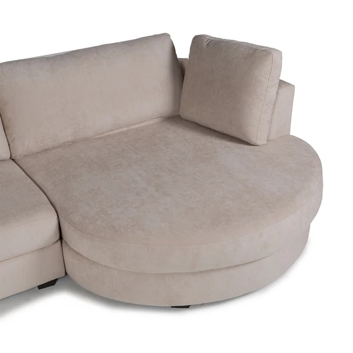 Rinconera Lotus - Tela Microfibra - Chaise Derecho - 12072 (Beige) en Beige - Sillones y sofás, Uruguay | Nyr, vista 5