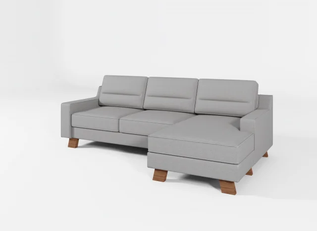Sofá Sasha con Chaise Longue en Gris, Arena - Sillones y sofás, Uruguay | New York Home, vista 7