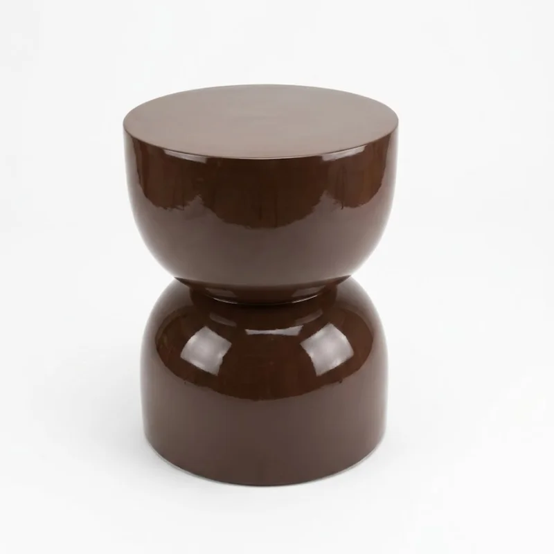 Mesa de Arrime / Banco Chocolate en Marrón - Butacas, banquetas y puffs, Uruguay | Casakos, vista 3