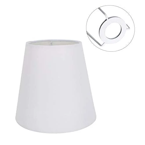 Pantalla Blanca para Lámpara Portátil E14 – Tela y Acetato en Blanco - Lámparas de mesa, Uruguay | Bascuhouse