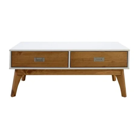 Mesa de living Linea Metro - Blanco/Miel en Multicolor - Mesas de living, Uruguay | La Cueva Muebles, vista 6
