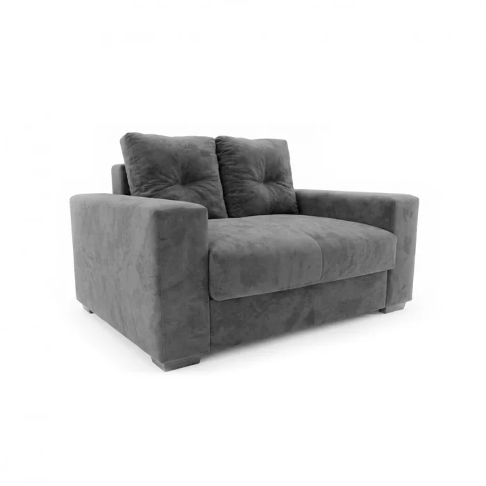 Sillón 2 Cuerpos - Madrid - Grafito en Gris - Sillones y sofás, Uruguay | Rústico Hogar, vista 2