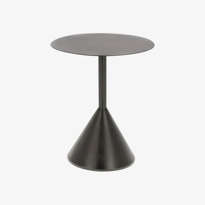 Mesa auxiliar Yinan Ø 48 cm negro en Negro - Mesas de arrimo, Uruguay | Kavehome