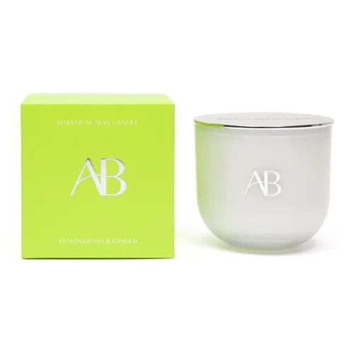 VELA AROMATICA 340G LEMONGRASS/GINGER BLANCO en Blanco - Velas y Portavelas, Uruguay | Koz