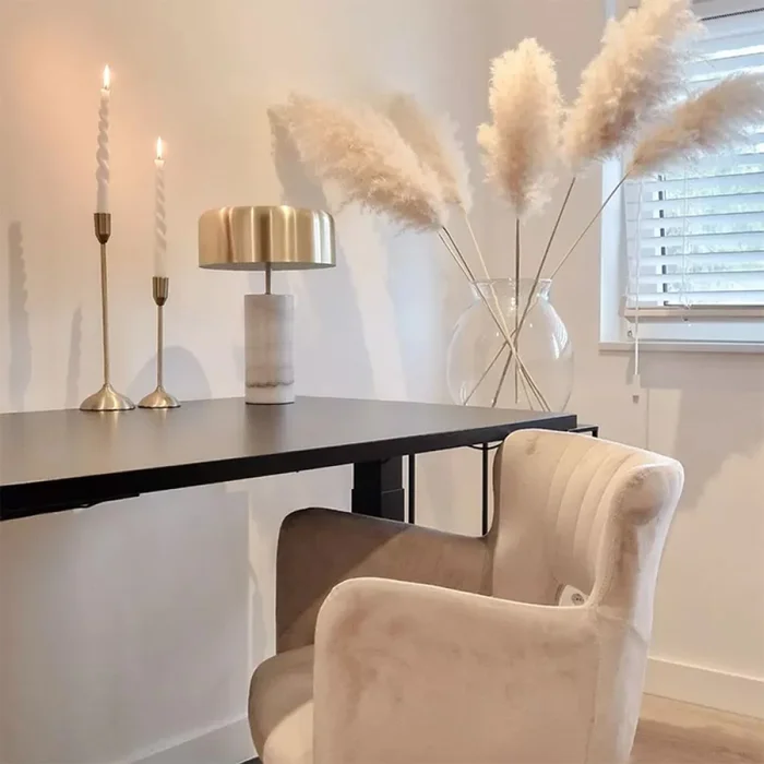 Lámpara de Mesa Derby Blanco en Blanco - Lámparas de mesa, Uruguay | Serlux, vista 9