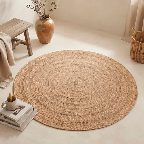 Alfombra Arona en fibra natural 120cm - Alfombras, Uruguay | Alta Gracia Deco