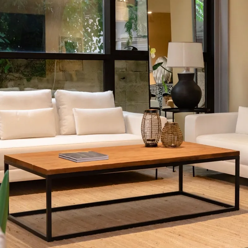 Mesa living Kaoba - Zainas en Madera natural - Mesas de living, Uruguay | Zainas