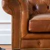SILLON CHESTERFIELD - CUERO ITALIANO - XL en Marrón - Sillones y sofás, Uruguay | La Iberica, vista 10 de 41