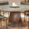 Mesa De Comedor Redonda Zinc 140 Cm - Mesas de comedor, Uruguay | Aihaus, vista 3 de 5
