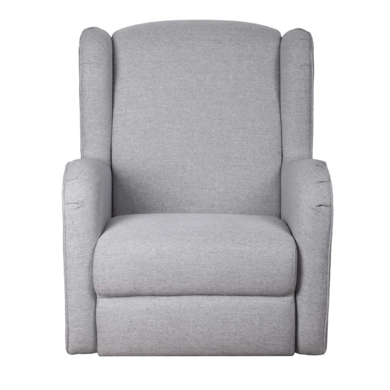 Butaca Mecedora 1 Cuerpo Tela Gris Versalles en Gris - Sillones y sofás, Uruguay | Divino, vista 3